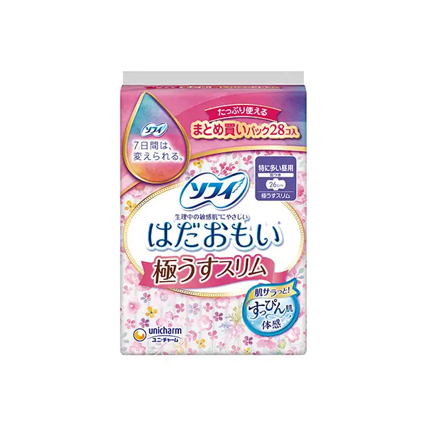 ソフィ はだおもい 極うすスリム 260 羽つき 28枚