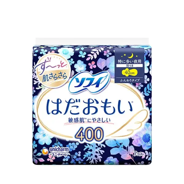 ソフィはだおもい特に多い夜用400　7枚