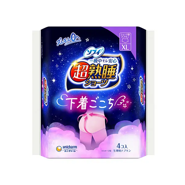ソフィ 超熟睡 ショーツ XL 4枚