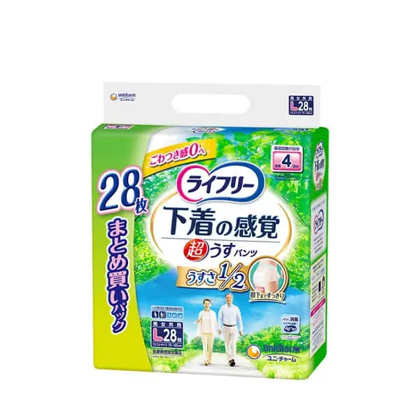ライフリー 超うす型下着感覚パンツ 4回 L28枚