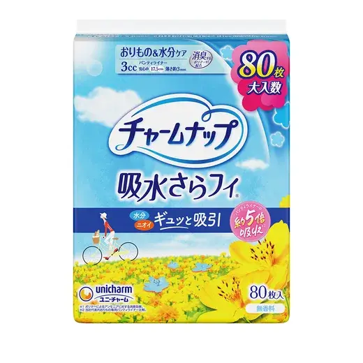 チャームナップ吸水さらフィパンティライナー80枚